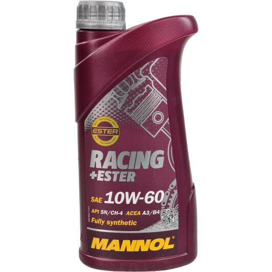 Моторна олива mannol racing + ester, 10w-60, 1л MN79021 MANNOL