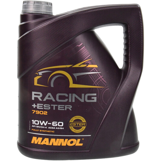 Моторна олива mannol racing + ester, 10w-60, 4л MN79024 MANNOL