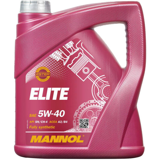 Моторна олива mannol elite, 5w-40, 4л MN79034 MANNOL