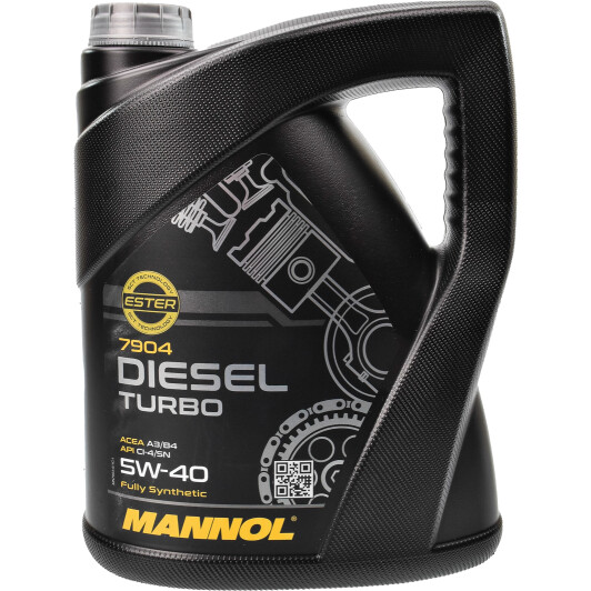 Моторна олива mannol diesel turbo, 5w-40, 5л MN79045 MANNOL