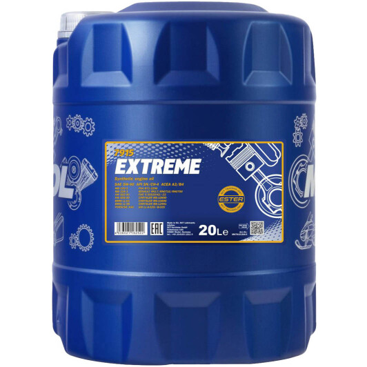 Моторна олива mannol extreme, 5w-40, 20л MN791520 MANNOL