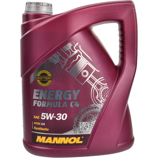 Моторна олива mannol energy formula c4, 5w-30, 5л MN79175 MANNOL