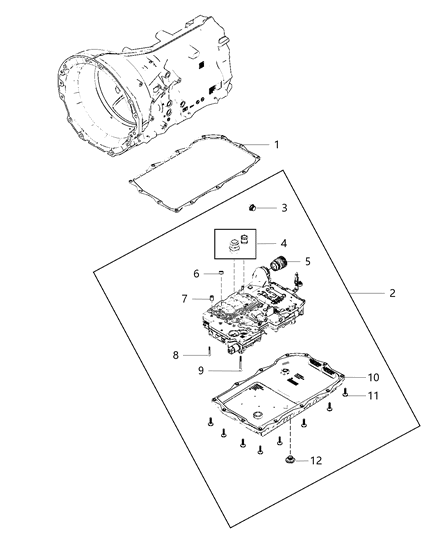 Пробка зливу масла 68174052AB CHRYSLER