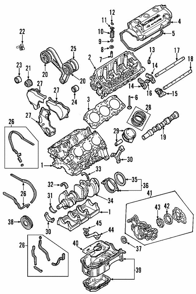 Вкладыш коренной 1052A362 MITSUBISHI