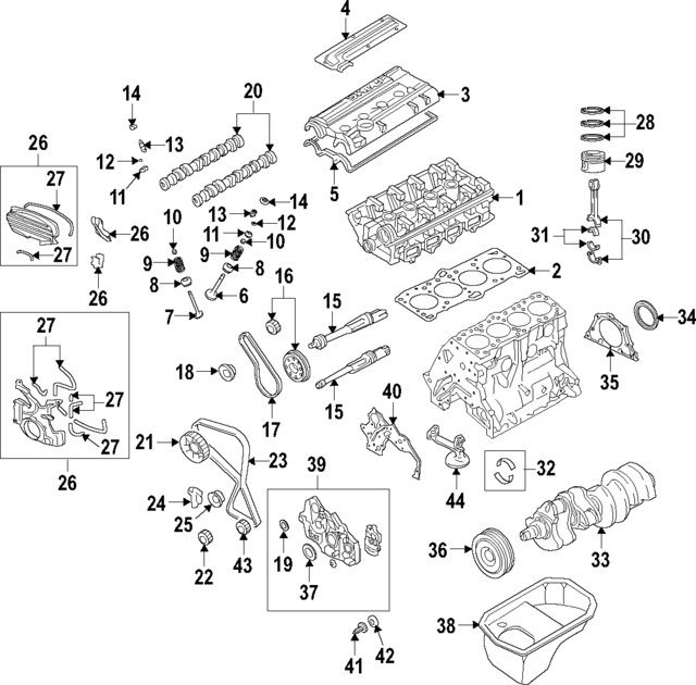 Вкладыш коренной 1052B121 MITSUBISHI