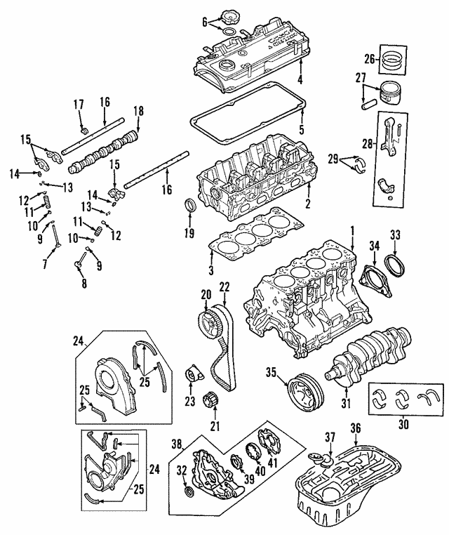 Кольца поршневые 1110B098 MITSUBISHI