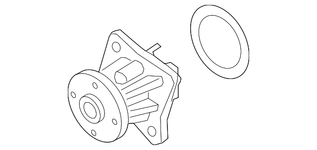 Насос водяний помпа 21010W020P MITSUBISHI
