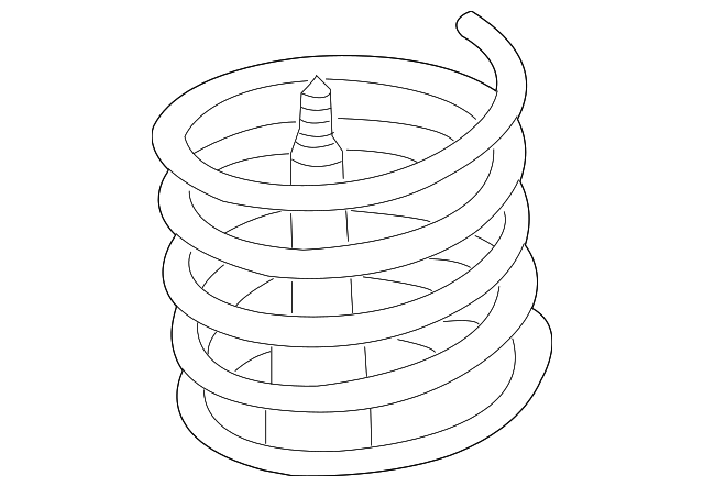 Пружина амортизатора 4040A192 MITSUBISHI
