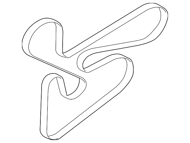 Поліклиновий ремінь 4451A123 MITSUBISHI