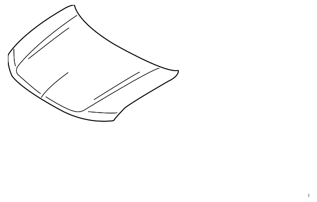 Капот 5900A739 MITSUBISHI