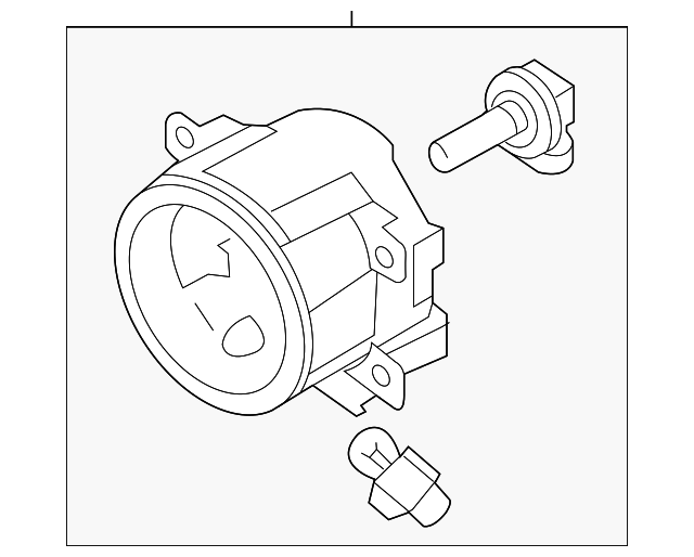 Протитуманна фара 8321A365 MITSUBISHI