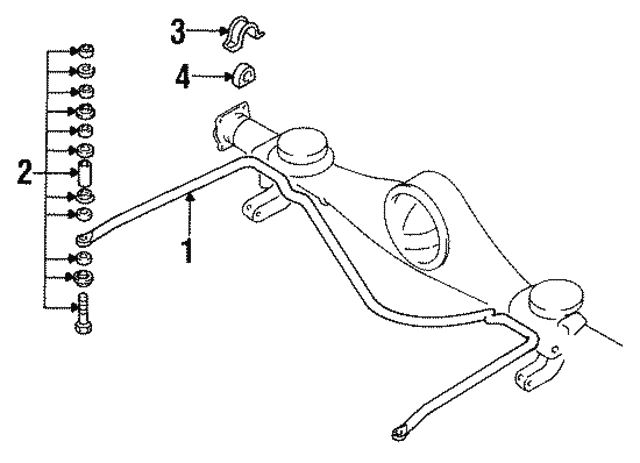 Втулка стабилизатора MB338595 MITSUBISHI