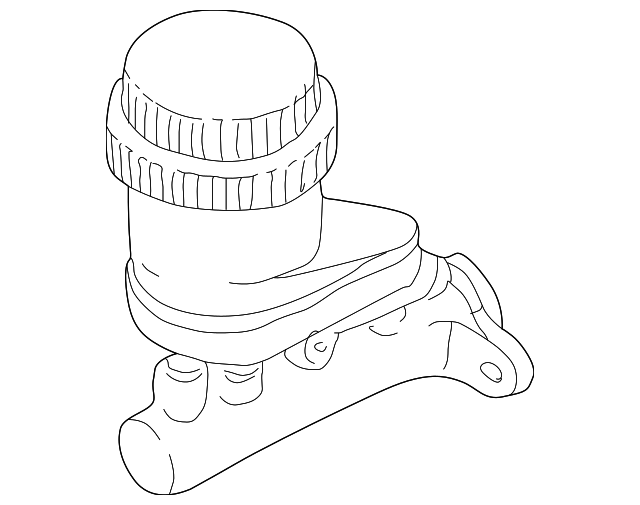 Головний гальмівний циліндр MB618717 MITSUBISHI