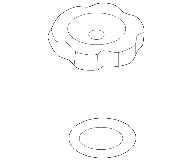 Запірний механізм, оливоналивний патрубок MD354664 MITSUBISHI