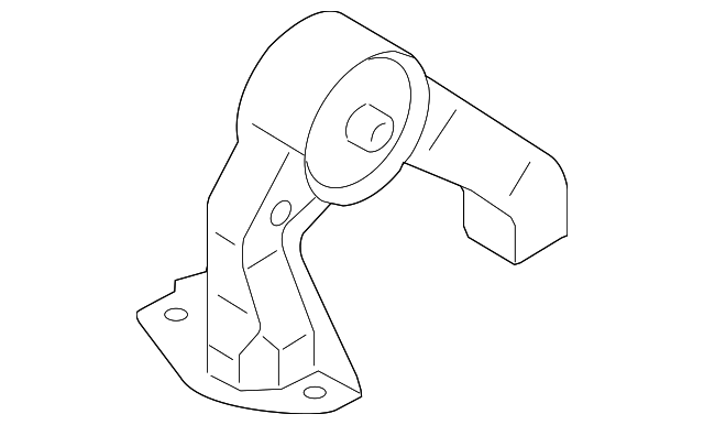 Опора двигателя задняя MN101573 MITSUBISHI