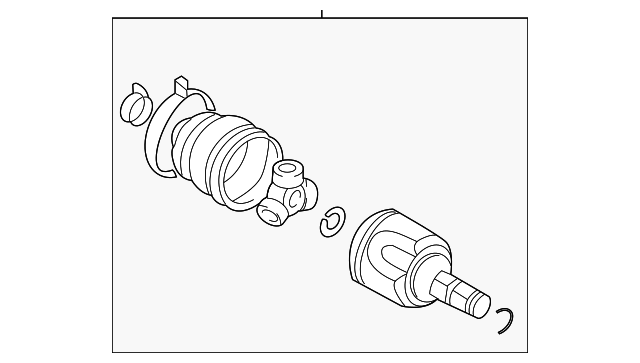 Комплект шарнірів, приводний вал MN147159 MITSUBISHI