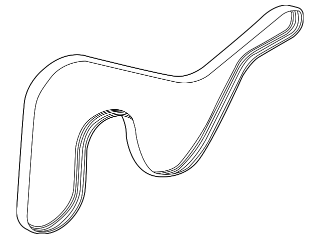 Ремень привода навесного оборудования MN158794 MITSUBISHI