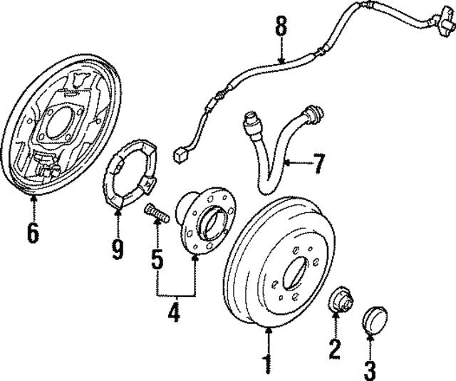 Підшипник колеса MR223284 MITSUBISHI