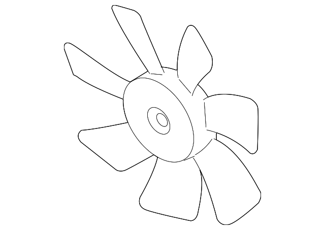 Вентилятор, система охолодження двигуна MR312899 MITSUBISHI