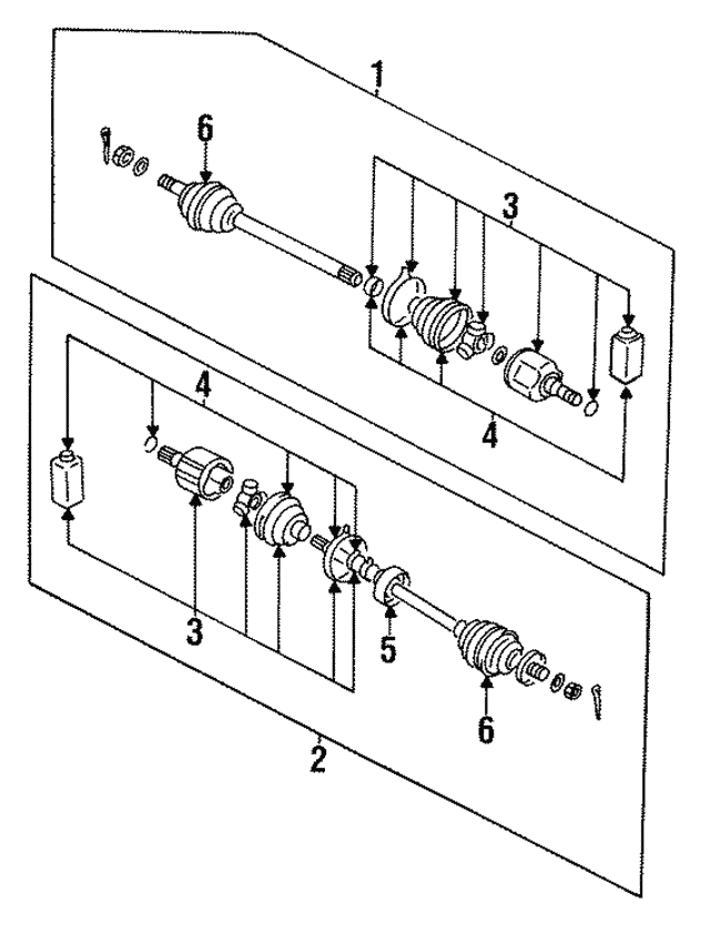 Піввісь переднього моста MR580912 MITSUBISHI