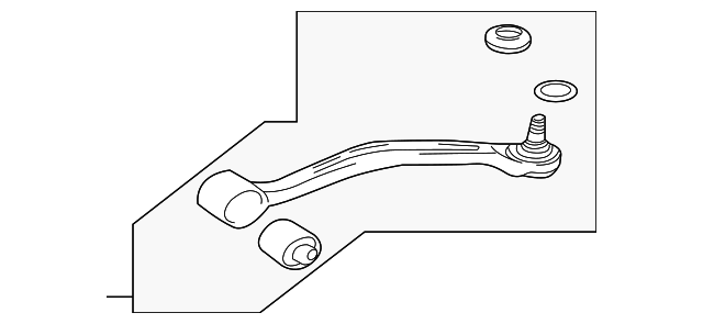 Рычаг поперечный задней подвески MR594608 MITSUBISHI