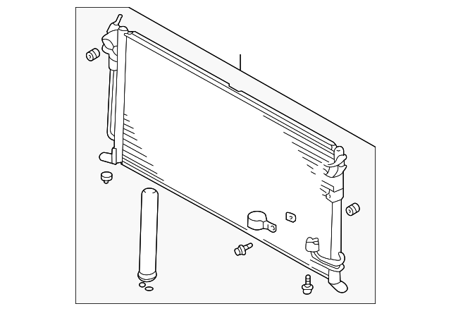 Конденсатор, система кондиціонування повітря MR958462 MITSUBISHI