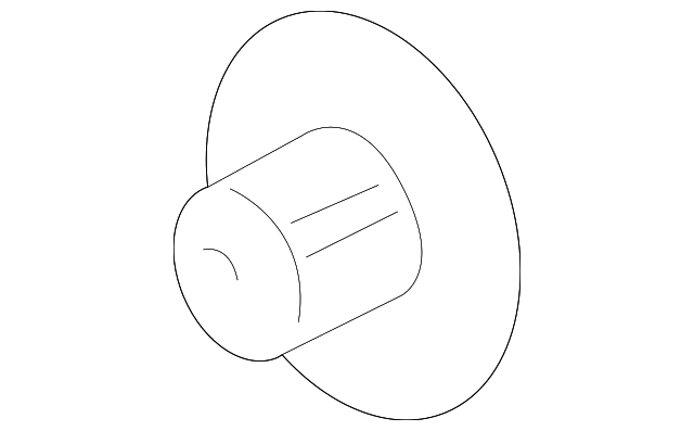 Кліпса кріплення заднього бризговика MR971765 MITSUBISHI