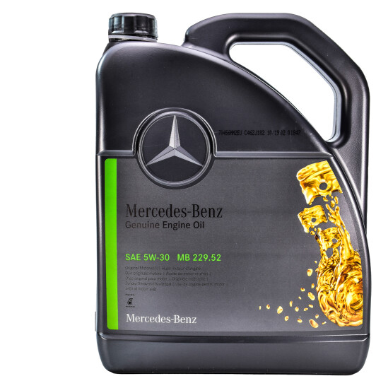 Масло моторное 5w30 5-литр / 229.52 / a0019893701 a0009899502 a0009895504... A000989330913 MERCEDES BENZ