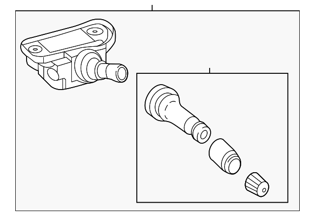 Сг   датчик тиску колеса ag5sp4 0009052102 MERCEDES BENZ