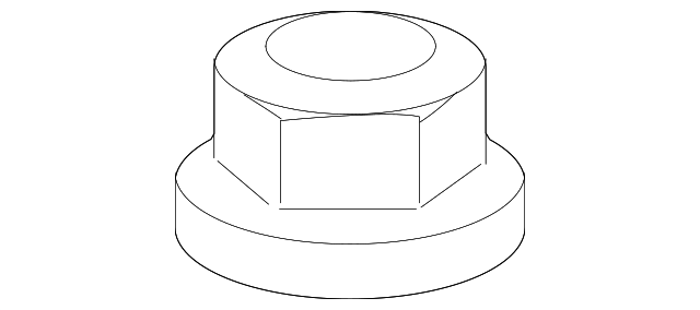 Гайка металева самостопорна 0029903754 MERCEDES BENZ
