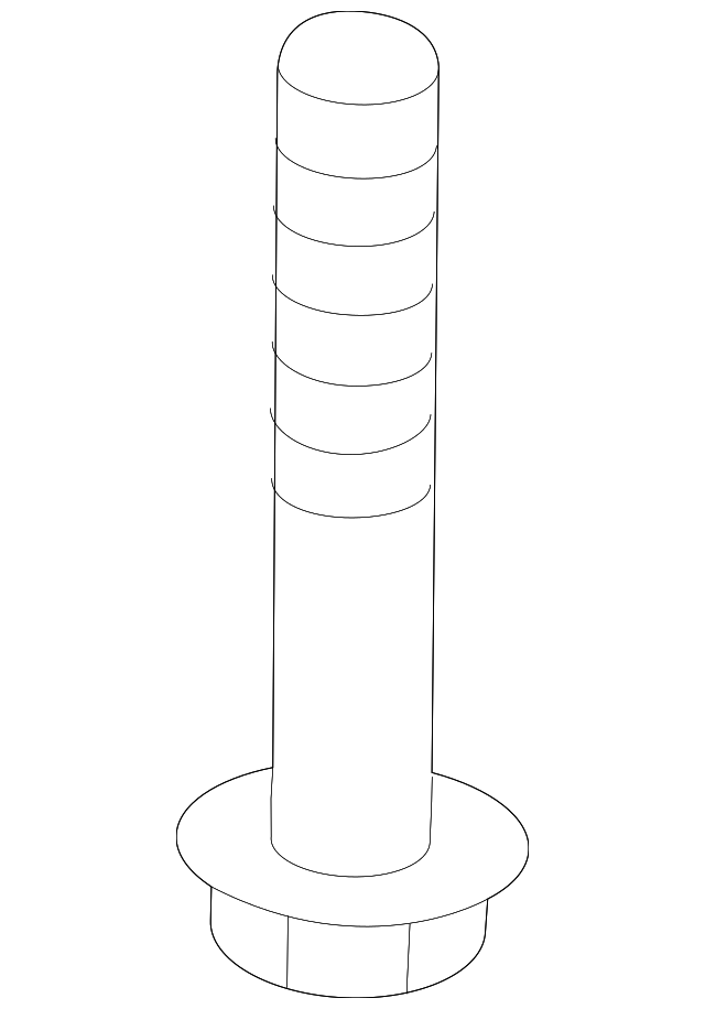 Болт з шестигранною головкою з чорного металу 0029909503 MERCEDES BENZ