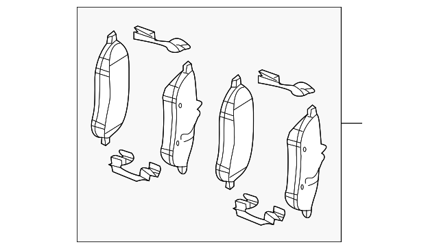 Колодки гальмівні 0074208420 MERCEDES BENZ