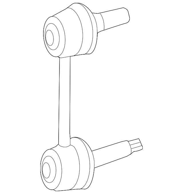 Тяга/стійка, стабілізатор 1643201232 MERCEDES BENZ
