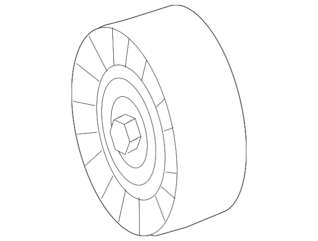 000 202 16 19 ролик обводной m 271 evo A0002021619 MERCEDES BENZ