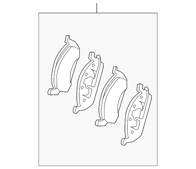 Колодки тормозные передние ml gl 166 европа amg + 500 / a0064203620 A0004200405 MERCEDES BENZ