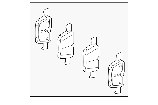 Комплект гальмівних накладок, дискове гальмо A0004203202 MERCEDES BENZ