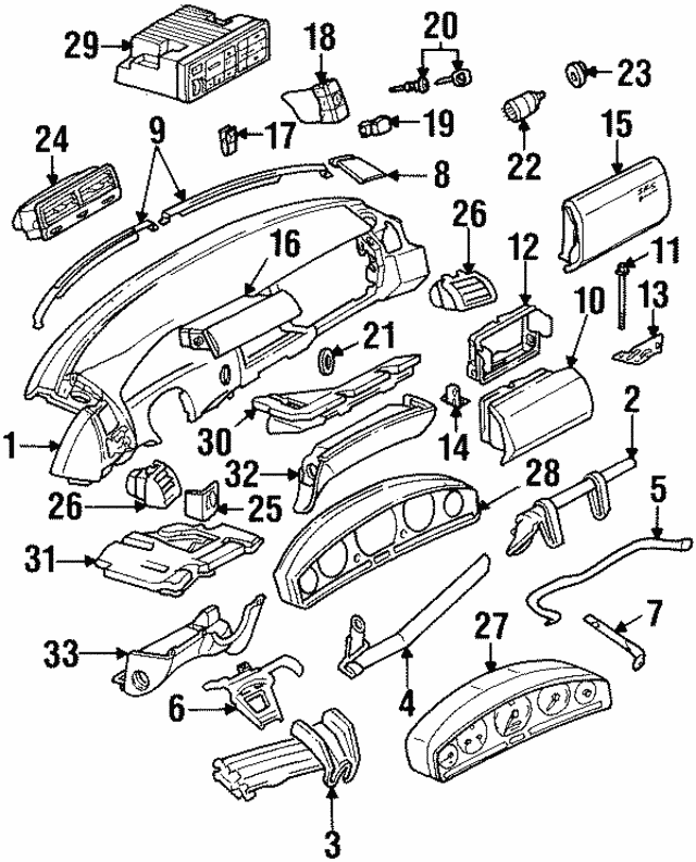 Перемикач, головне світло A0005456204 MERCEDES BENZ
