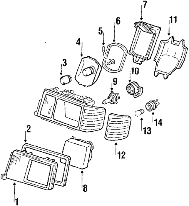 Покажчик повороту A0008208421 MERCEDES BENZ