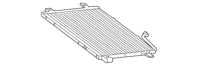 Конденсатор, система кондиціонування повітря A0018300370 MERCEDES BENZ