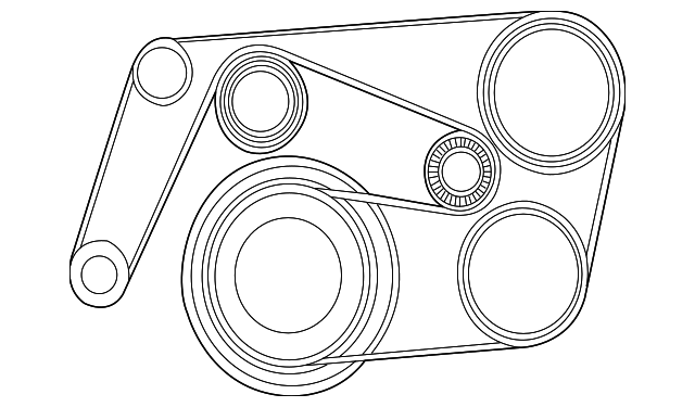 Поліклиновий ремінь A0139977392 MERCEDES BENZ