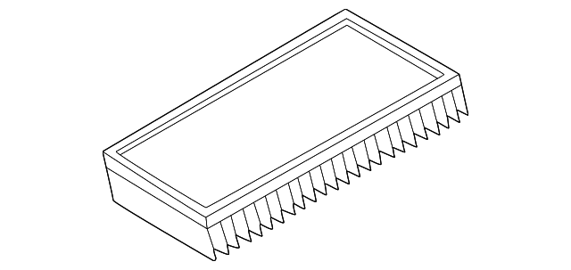 Фільтр повітряний двигуна A1120940104 MERCEDES BENZ