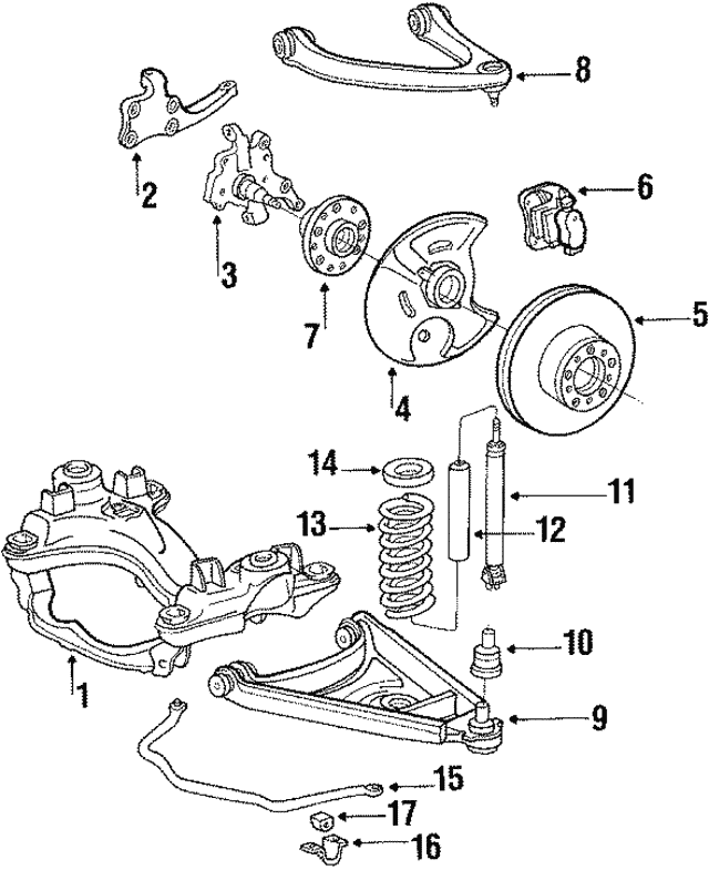 Тримач ресори A1233211584 MERCEDES BENZ