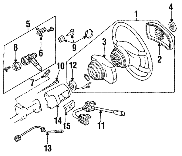 Циліндр замка A1234620479 MERCEDES BENZ