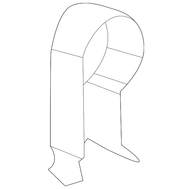 Фіксатор A1235040246 MERCEDES BENZ