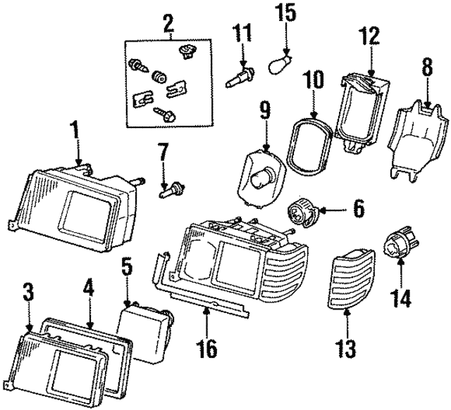 Вказівник повороту A1248260343 MERCEDES BENZ