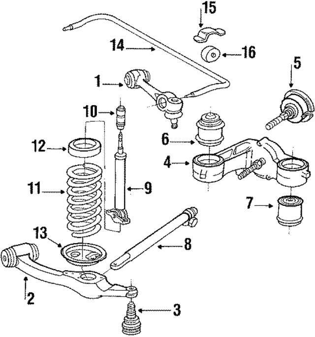 Подушка A1263333314 MERCEDES BENZ