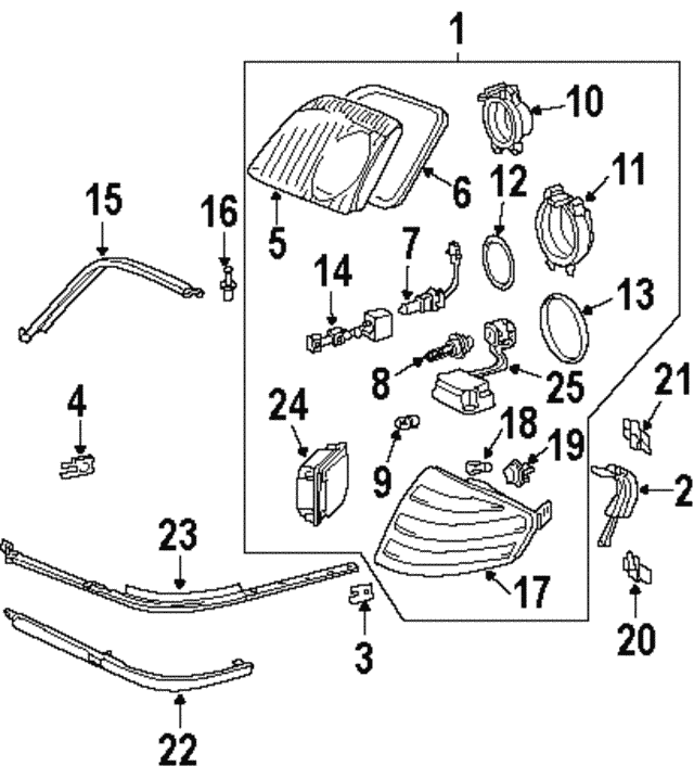 Основна фара A1298208861 MERCEDES BENZ