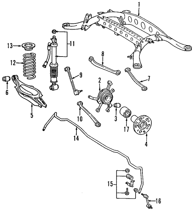 Комплект колісних підшипників A1409800716 MERCEDES BENZ