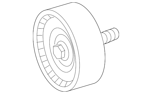 Ролик ременя навісного обладнання A1562020819 MERCEDES BENZ