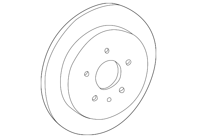 Диск тормозной задн A1634230212 MERCEDES BENZ